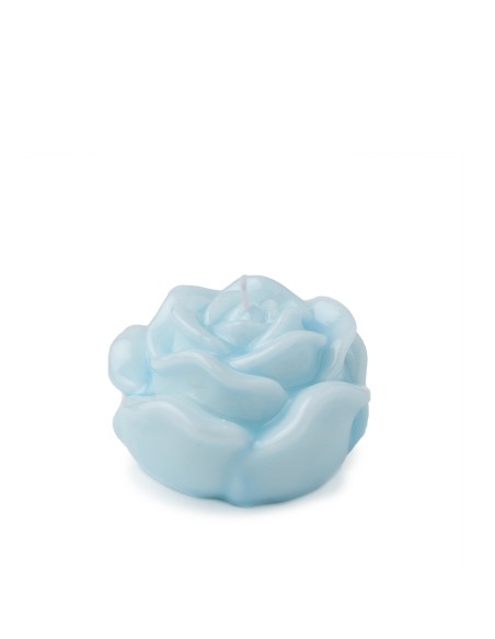 Hervit - CANDELA ROSA LACCATA BLU 7X5CM