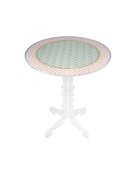Vesta Home - Tavolino Miami·multicolor·ø45 X 55 H Th. 8 Mm