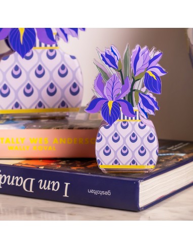 Vesta Home - Mini Profumatore Iris·viola·9 X 5,5 X 14 H Cm Th. 3 Mm