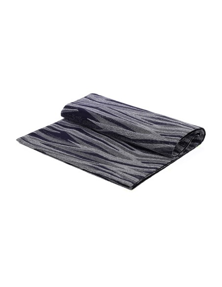 Hervit - Runner Polyestere Blu e Nero 35x180cm