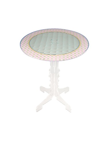 Vesta Home - Tavolino Miami·multicolor·ø45 X 55 H Th. 8 Mm