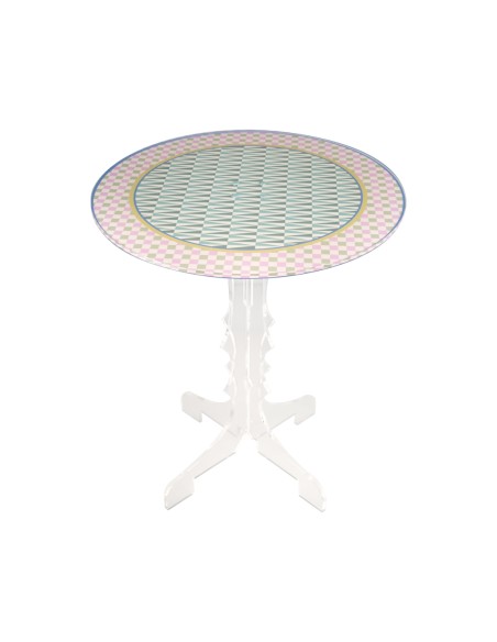 Vesta Home - Tavolino Miami·multicolor·ø45 X 55 H Th. 8 Mm