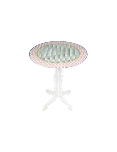 Vesta Home - Tavolino Miami·multicolor·ø45 X 55 H Th. 8 Mm