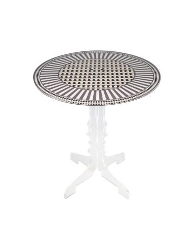 Vesta Home - Tavolino Miami·basic·ø45 X 55 H Th. 8 Mm