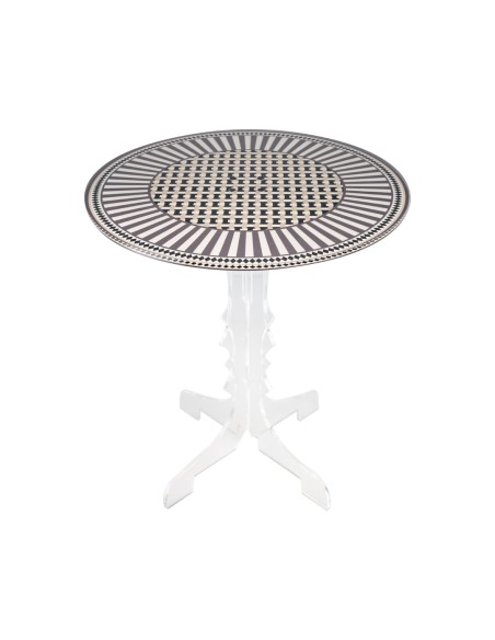 Vesta Home - Tavolino Miami·basic·ø45 X 55 H Th. 8 Mm