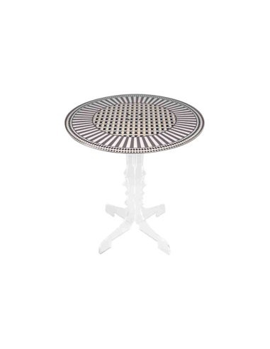 Vesta Home - Tavolino Miami·basic·ø45 X 55 H Th. 8 Mm