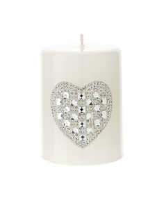 Hervit - CANDELA MOCCOLO BIANCO LACCATO DIA.6X8CM