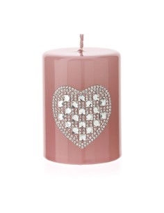 Hervit - CANDELA MOCCOLO MALVA LACCATO DIA.6X8CM