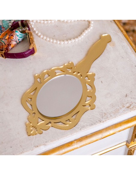 Vesta Home - Specchio Madame Piccolo·oro·13,5 X 25 H Th. 3 Mm