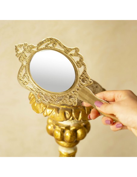 Vesta Home - Specchio Madame Piccolo·oro·13,5 X 25 H Th. 3 Mm