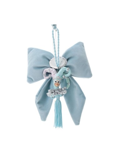 Hervit - FIOCCO VELLUTO BLU VENICE 14X18CM