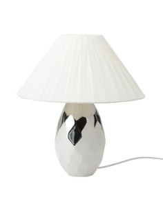 Hervit - LAMPADA GRES BIANCO/ARG.DIA.45X50CM(H)