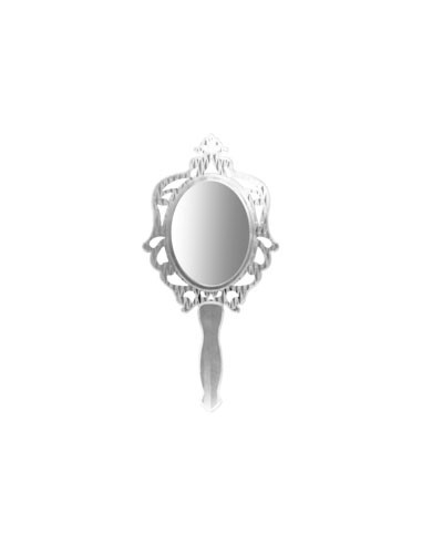 Vesta Home - Specchio Madame Piccolo·argento·13,5 X 25 H Th. 3 Mm