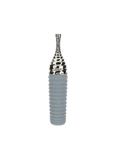 Hervit - VASO GRES ATLAS GRIGIO/BLU DIA.12X50CM