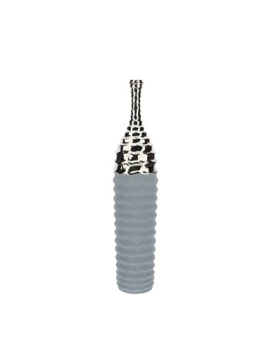 Hervit - VASO GRES ATLAS GRIGIO/BLU DIA.12X50CM