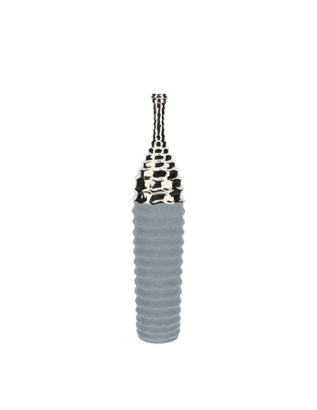 Hervit - VASO GRES ATLAS GRIGIO/BLU DIA.12X50CM