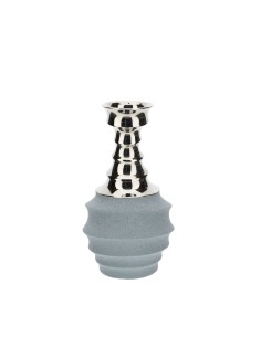 Hervit - VASO GRES ATLAS GRIGIO/BLU DIA.12X23CM