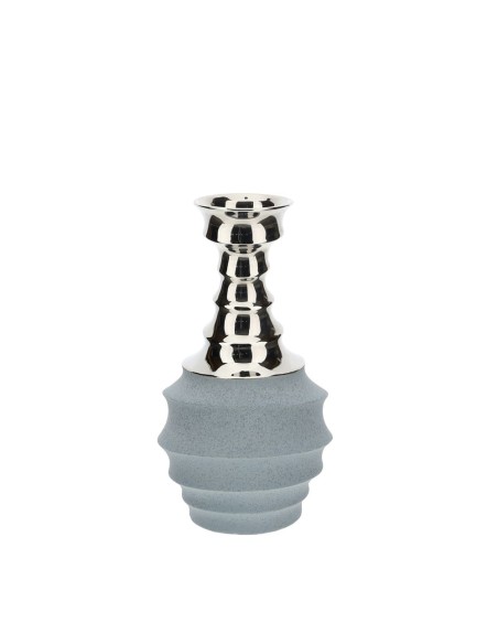 Hervit - VASO GRES ATLAS GRIGIO/BLU DIA.12X23CM