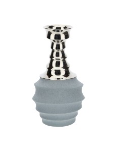Hervit - VASO GRES ATLAS GRIGIO/BLU DIA.19X35CM