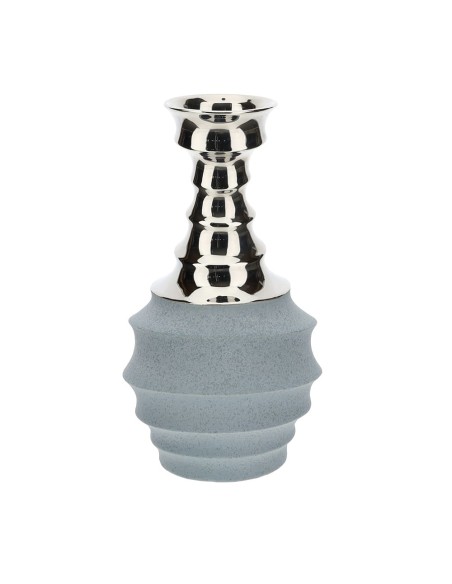 Hervit - VASO GRES ATLAS GRIGIO/BLU DIA.19X35CM