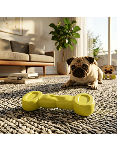 Vesta Home - Gioco Osso Piccolo - Pet·giallo·10 X 1,5 X 3 H Cm