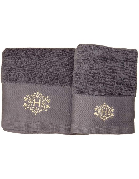 Hervit - Set 2 Asciugamani Cotone 50x80/70x140 cm