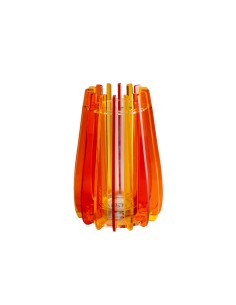 Vesta Home - Vaso Piccolo Iride·arancione·ø15 X 24 H Cm Th.5 Mm Inner Vase Ø8 X 20 H Cm 2
