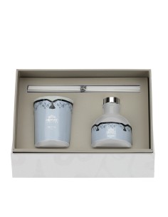 Hervit - Set Profumambiente e Candela "Lipizzani" 50 ml e 70 gr