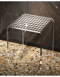 Vesta Home - Sgabello Othello Xs - Venezia·venezia·32,5 X 29,5 X 36,5 H Th. 12 Mm 2