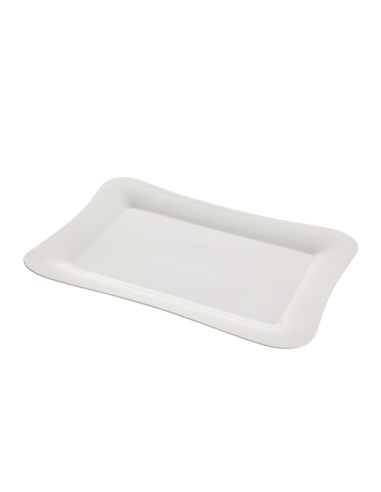 Hervit - Vassoio in Porcellana "Alloro" 41x29 cm