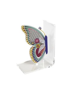 Vesta Home - Reggilibro Farfalla·multicolor·15 X 10 X 20 H Th. Body 5 Mm Th. Structure 8 Mm