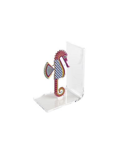 Vesta Home - Reggilibro Cavalluccio·multicolor·15 X 10 X 20 H Th. Body 5 Mm Th. Structure 8 Mm