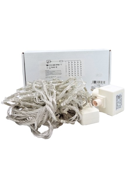 Hervit - Cascata 192 led 5 mt x 1 mt RoHS