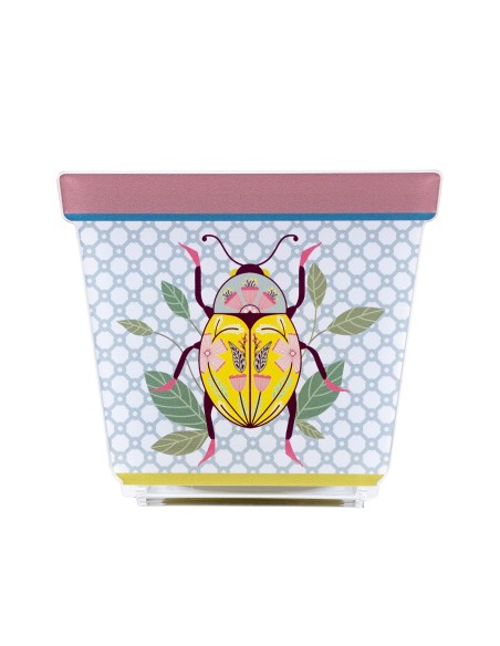 Vesta Home - Portavaso Joy - Special Moments - Kit 6 Pz·scarabeo·10 X 7,1 X 10 H Th. 3 Mm Vase Holder Hole: Ø55 Mm
