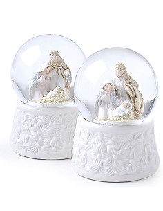 Palla Acqua/Neve Base Porc.Dia.6,5X10Cm