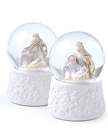 Palla Acqua/Neve Base Porc.Dia.6,5X10Cm