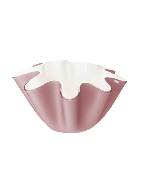 Vesta Home - Portavaso / Contenitore Soft·rosa Cipria Monosatinato·ø28 X 16 H Th. 5 Mm