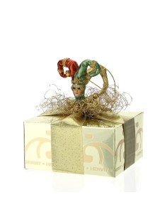 Hervit - Box Carat Gold 11x10x5,5cm Testa Giullar