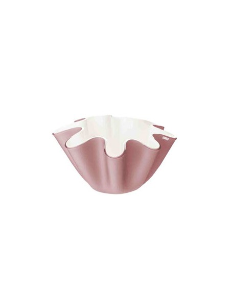 Vesta Home - Portavaso / Contenitore Soft·rosa Cipria Monosatinato·ø28 X 16 H Th. 5 Mm