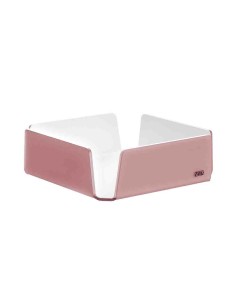 Vesta Home - Portatovaglioli Medio Like Water·rosa Cipria Monosatinato·18,5 X 18,5 X 6 H Th. 5 Mm 2