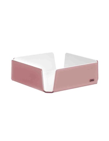 Vesta Home - Portatovaglioli Medio Like Water·rosa Cipria Monosatinato·18,5 X 18,5 X 6 H Th. 5 Mm