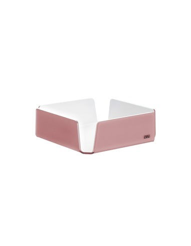 Vesta Home - Portatovaglioli Medio Like Water·rosa Cipria Monosatinato·18,5 X 18,5 X 6 H Th. 5 Mm