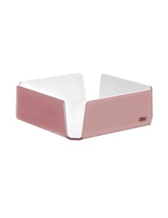 Vesta Home - Portatovaglioli Grande Like Water·rosa Cipria Monosatinato·21,5 X 21,5 X 7,5 H Th. 5 Mm 2