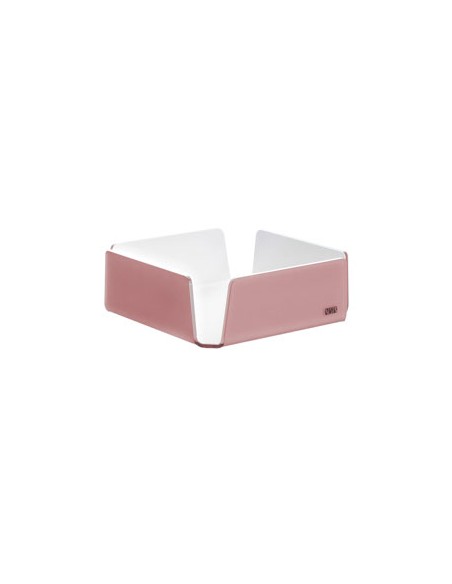 Vesta Home - Portatovaglioli Grande Like Water·rosa Cipria Monosatinato·21,5 X 21,5 X 7,5 H Th. 5 Mm