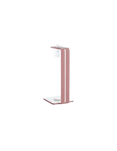Vesta Home - Portarotoli Verticale Like Water·rosa Cipria Monosatinato·10,5 X 10,5 X 24 H Th. 5 Mm