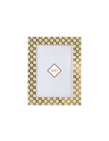 Vesta Home - Portafoto Easy Chic Piccolo 10x15·oro·10 X 15 | 15 X 6,5 X 17,5 H Th. 3 Mm