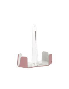 Vesta Home - Portabicchieri Doppio Like Water·rosa Cipria Monosatinato·18 X 9 X 20,5 H Th. 5 Mm
