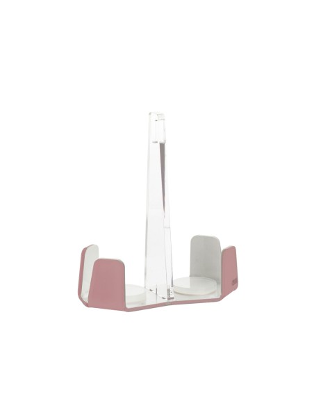 Vesta Home - Portabicchieri Doppio Like Water·rosa Cipria Monosatinato·18 X 9 X 20,5 H Th. 5 Mm