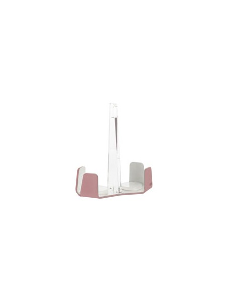 Vesta Home - Portabicchieri Doppio Like Water·rosa Cipria Monosatinato·18 X 9 X 20,5 H Th. 5 Mm