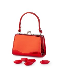 BORSETTA KELLY ROSSO SPECCHIO 10X5X8CM